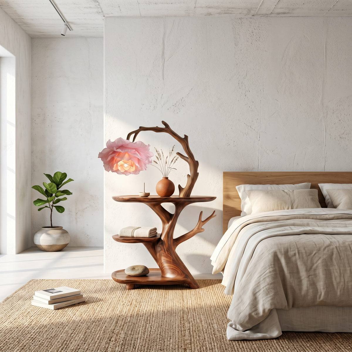 Contemporary Solid Nightstand