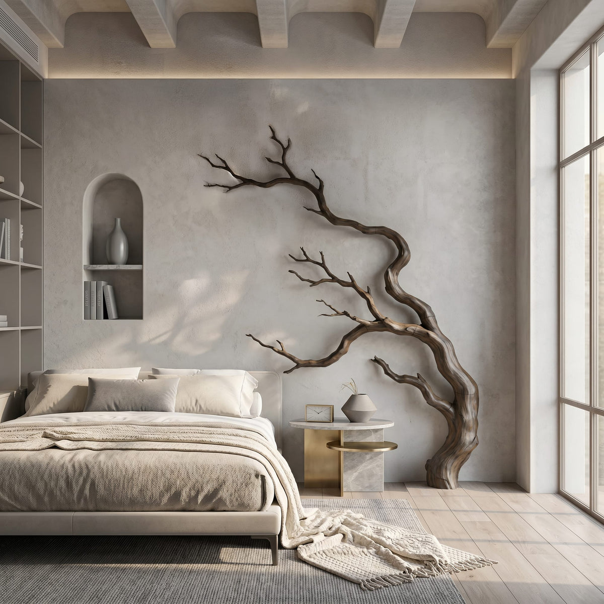 Contemporary Sculptural Branch Wall Art