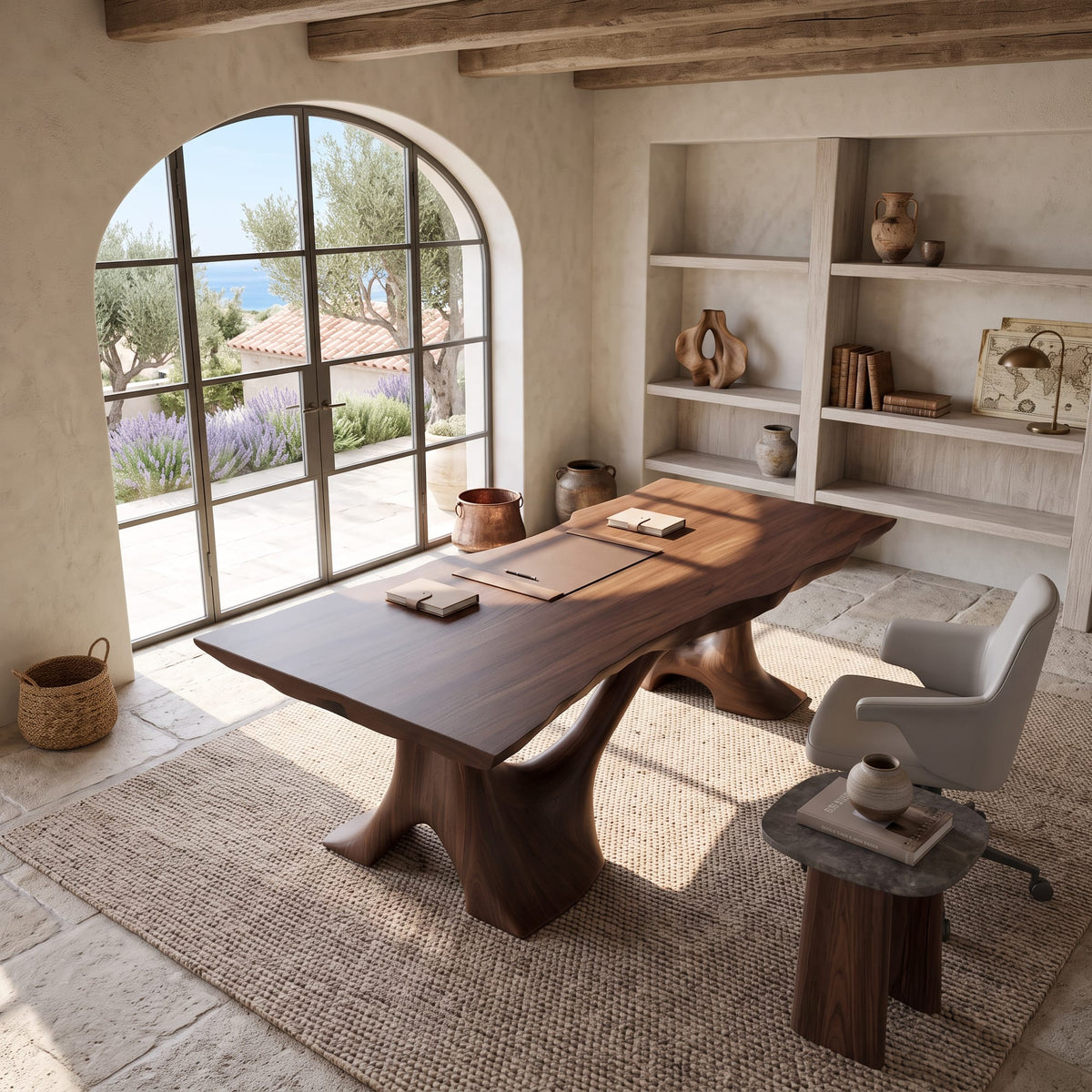 Live Edge Legs Desk
