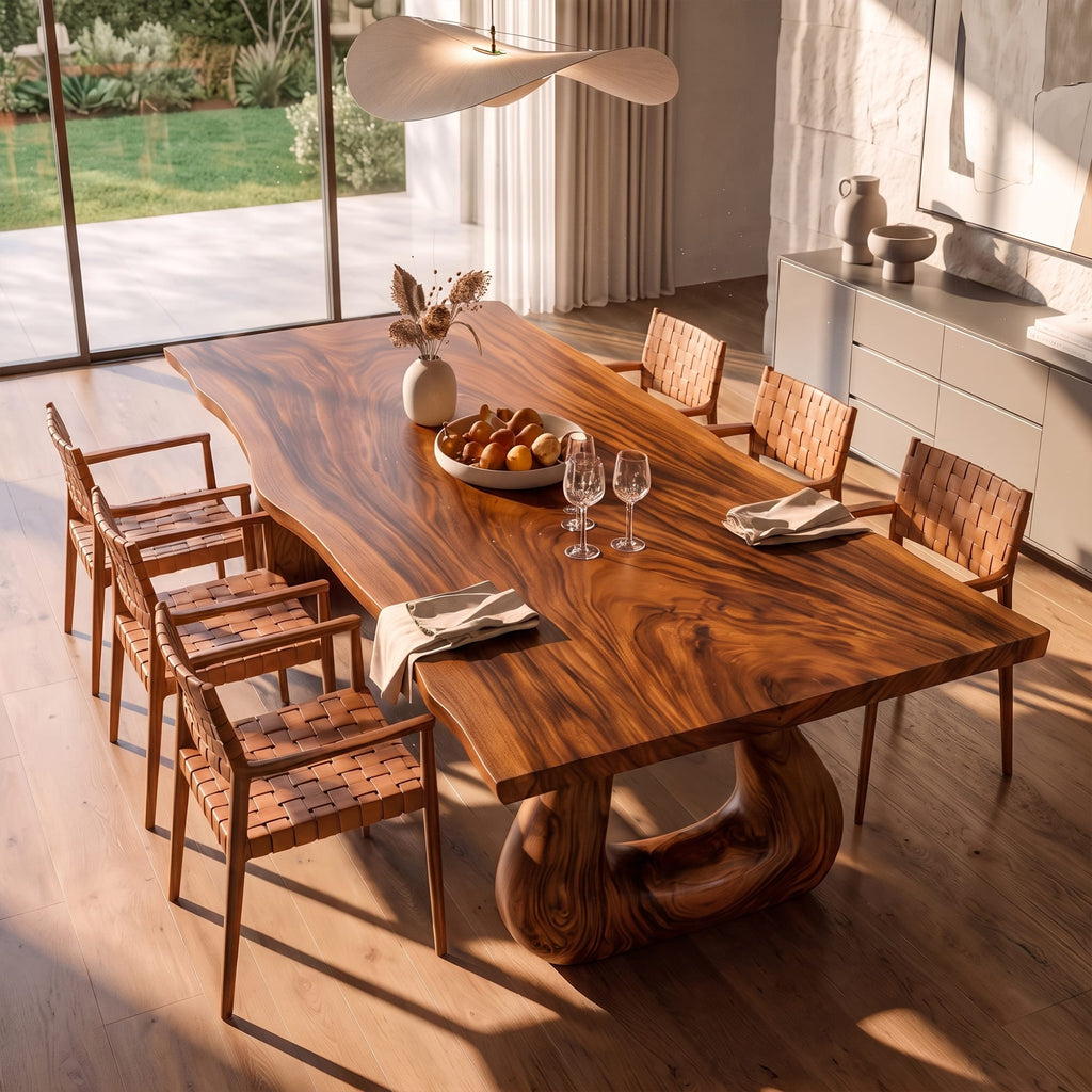 Live Edge Legs Dining Table