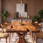 Irregular Edge Dining Table - solid wood, built to order