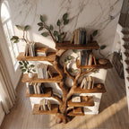 Solid Study Tree Bookshelf