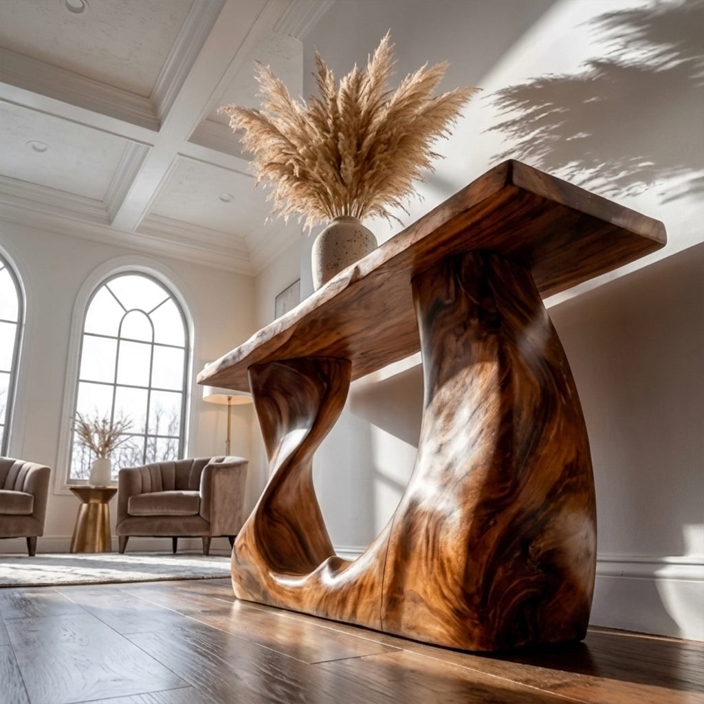 Modern Wavy Console Table