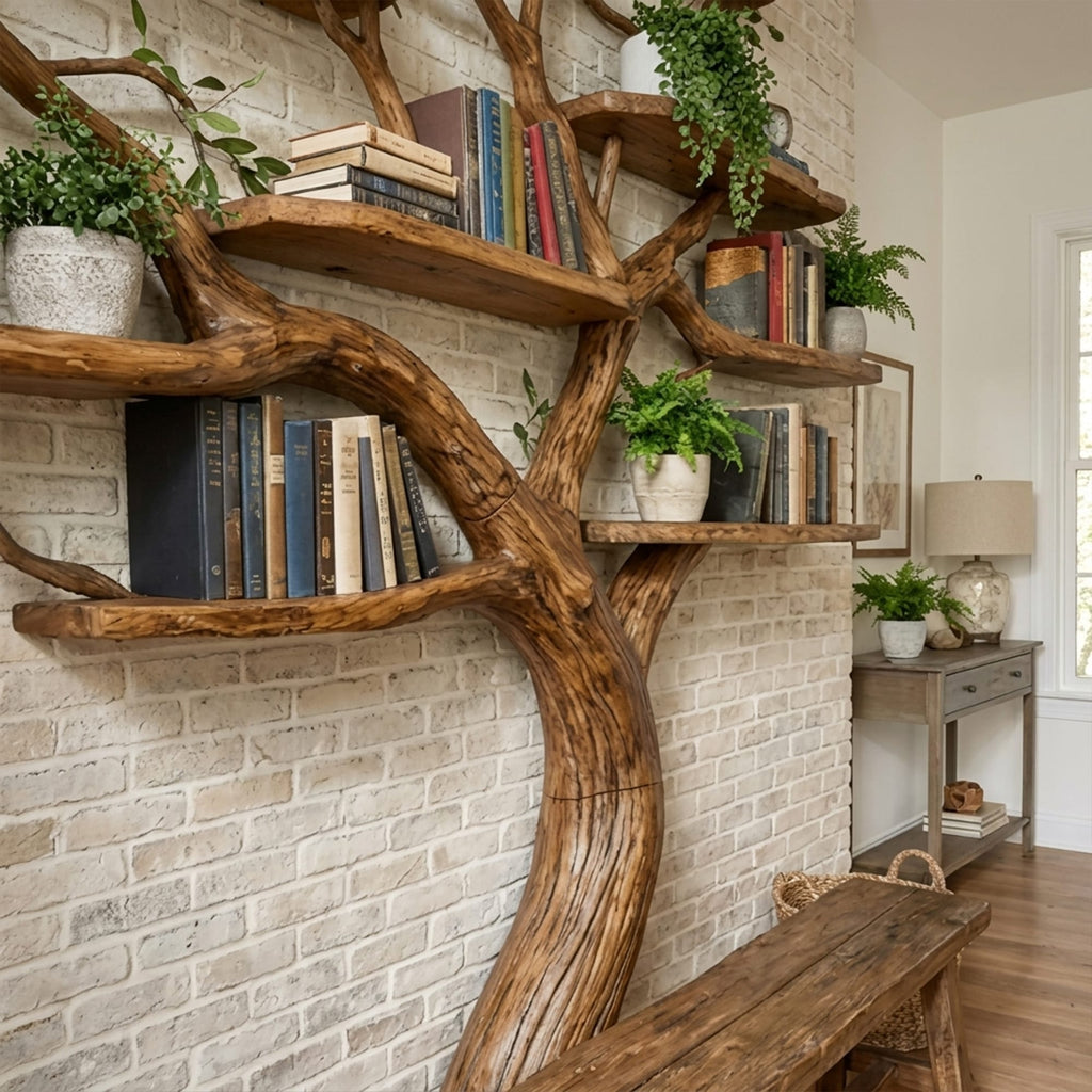Organic Freestanding Tree Bookshelf