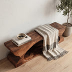Sculptural Organic Foyer Bench