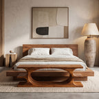 Sculptural Flowing Curved Bench
