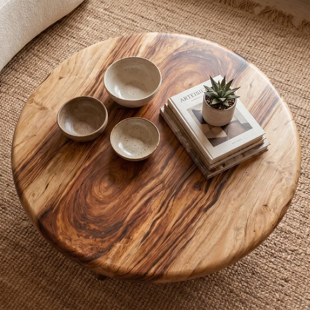 Solid Stump Coffee Table