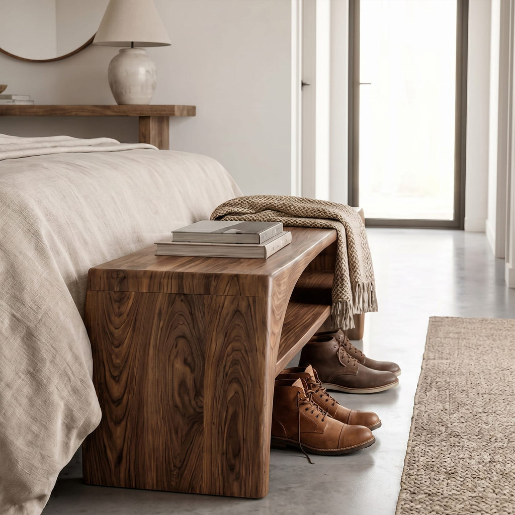 Live Edge Timber Wall Shelf