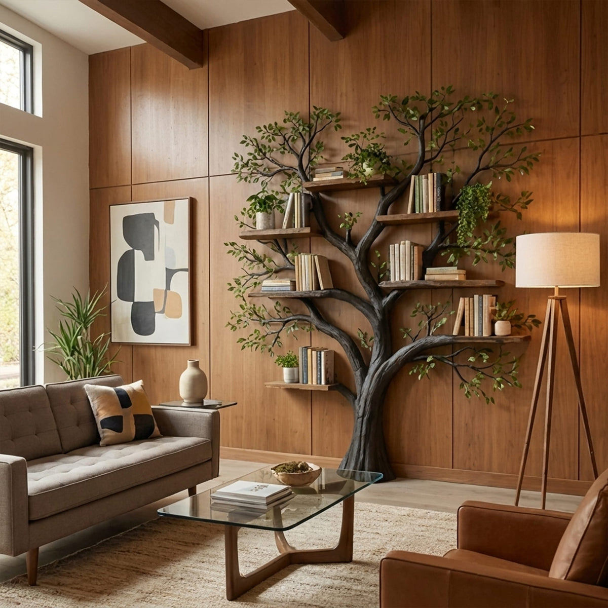 Storage Mounted Floating Bookshelf