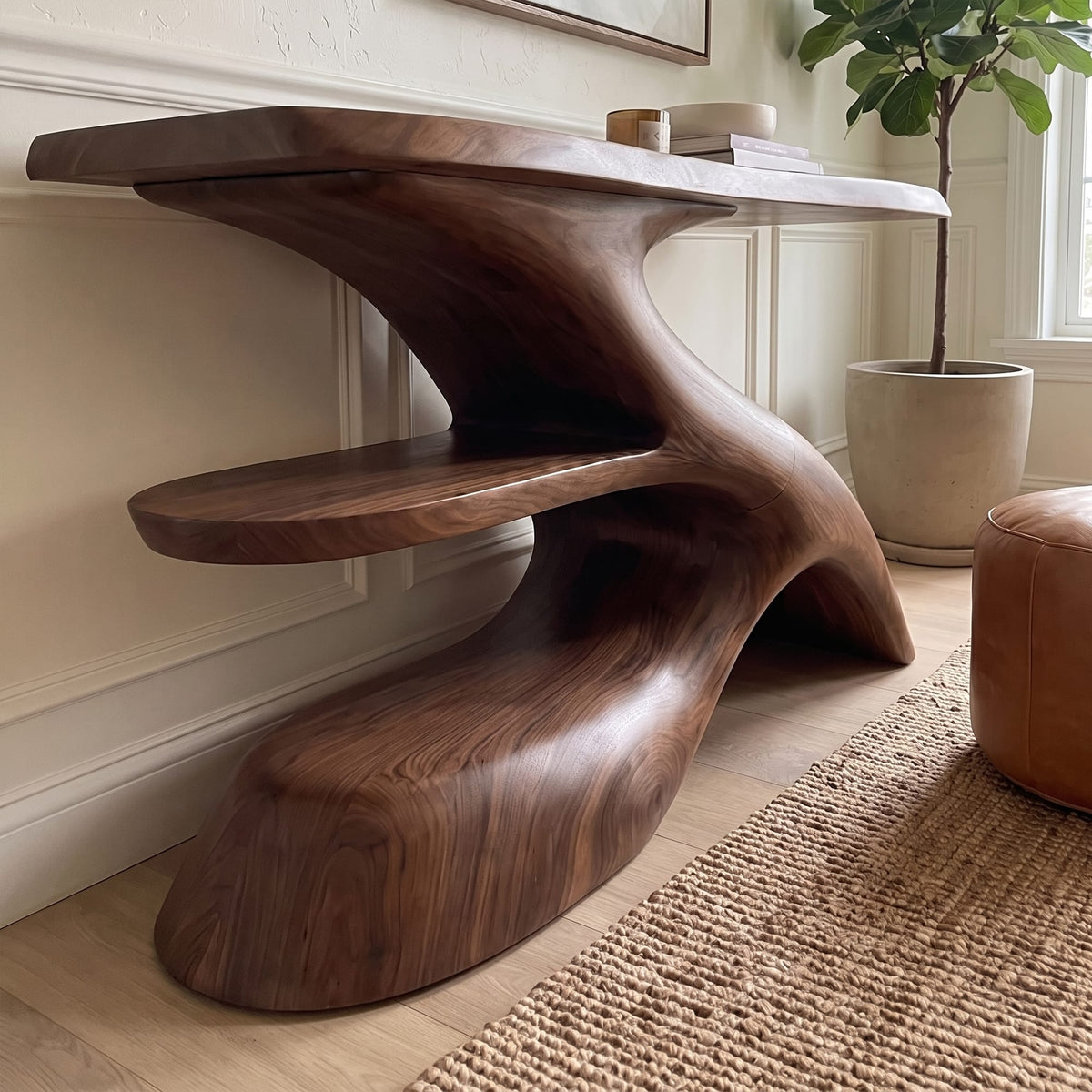 Solid Console Table