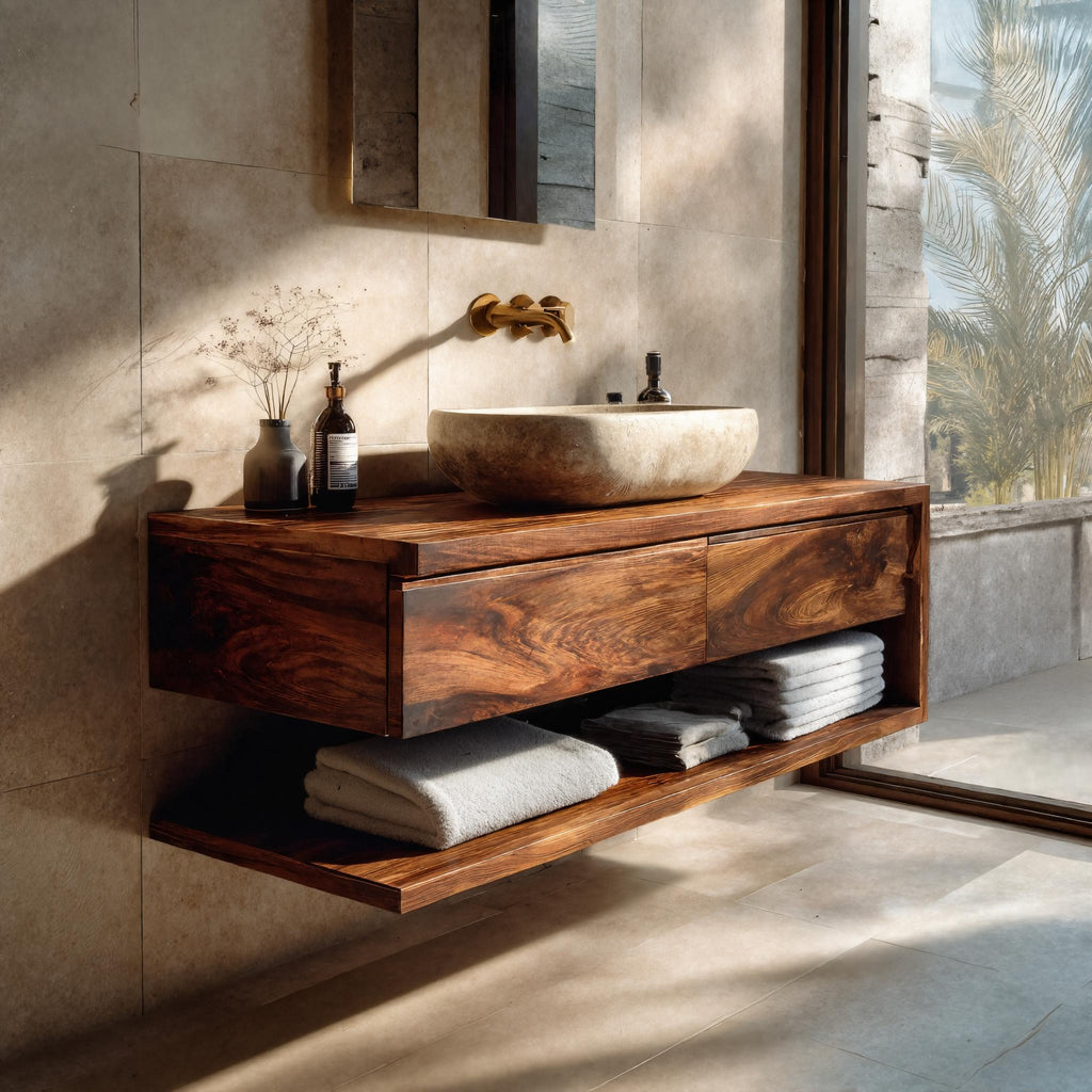 Contemporary Restroom Vanity