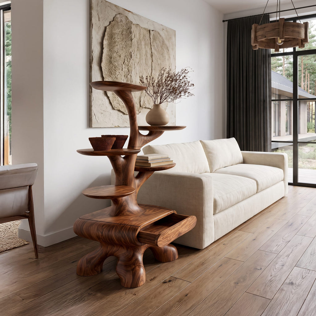 Tree Tiered Side Table