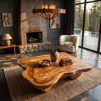 Modern Coffee Table with Minimal Base, solid wood, built to order, view 7