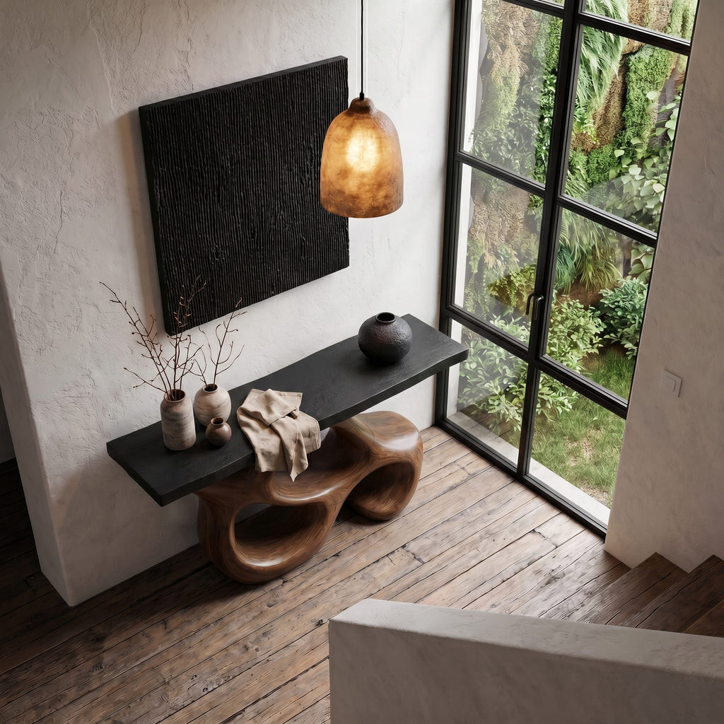 Abstract Hollow Console Table