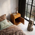 Geometric Solid Nightstand