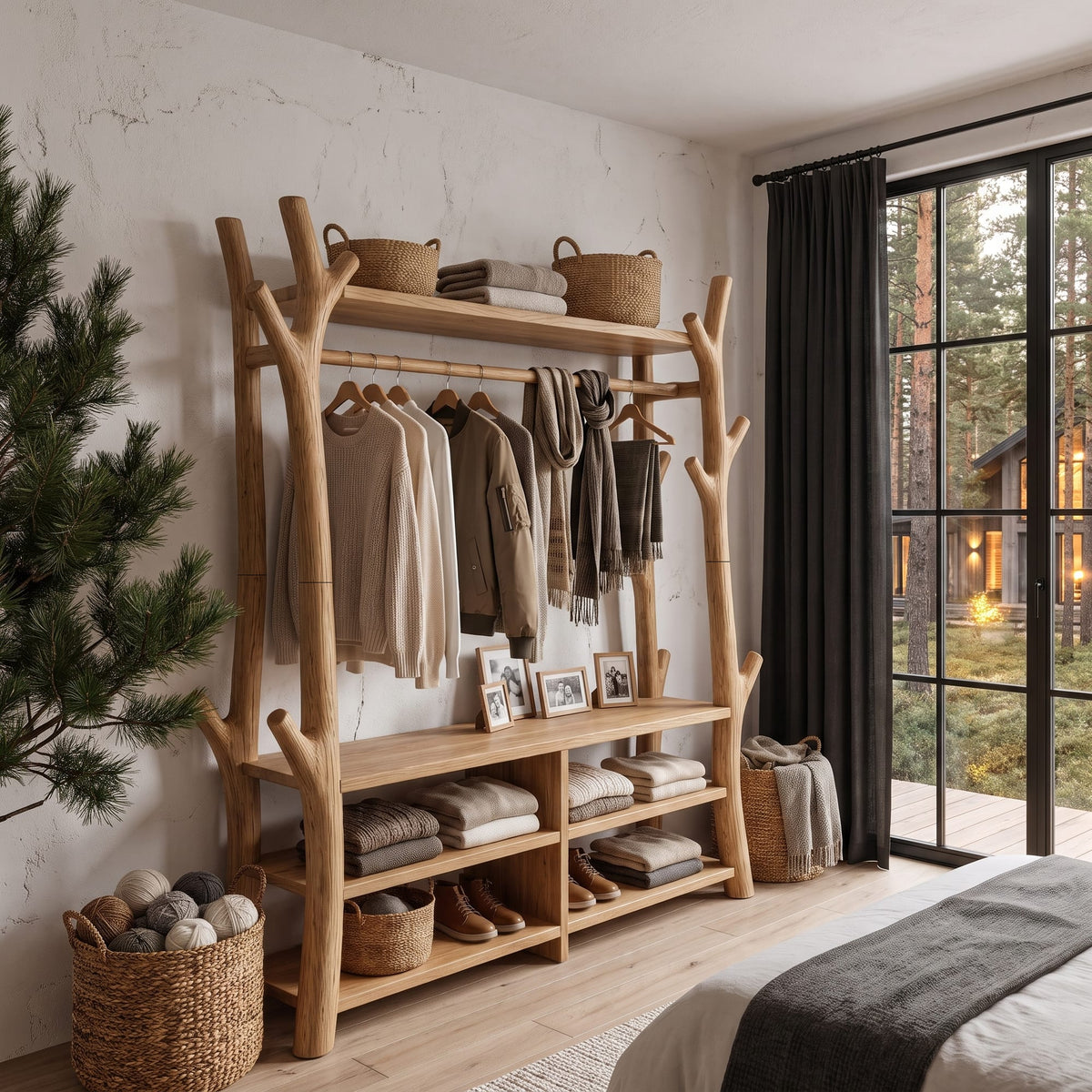 Coat Storage Bench