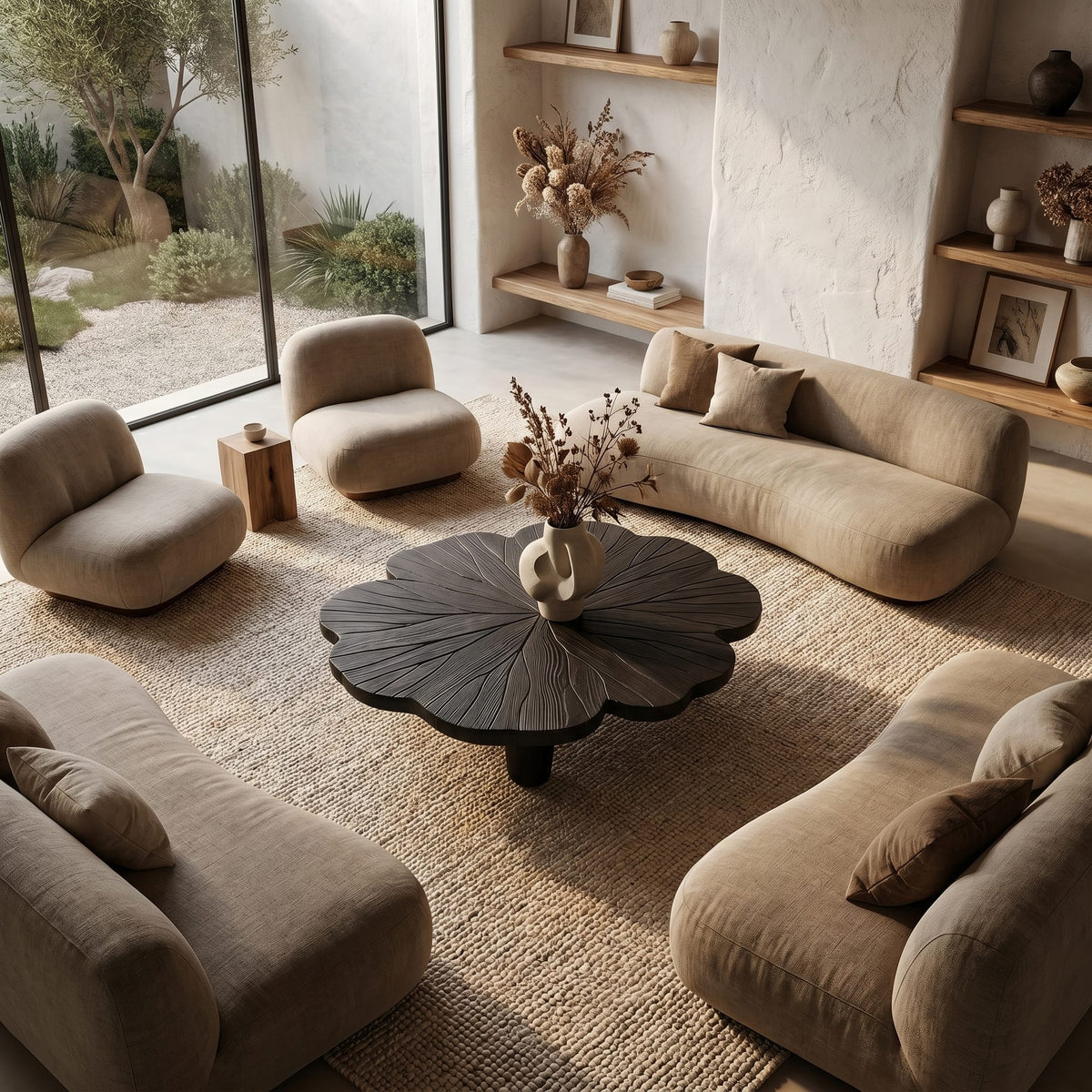 Clover Solid Coffee Table