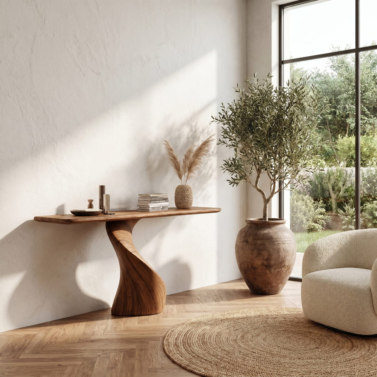 Twisted Sofa Console Table