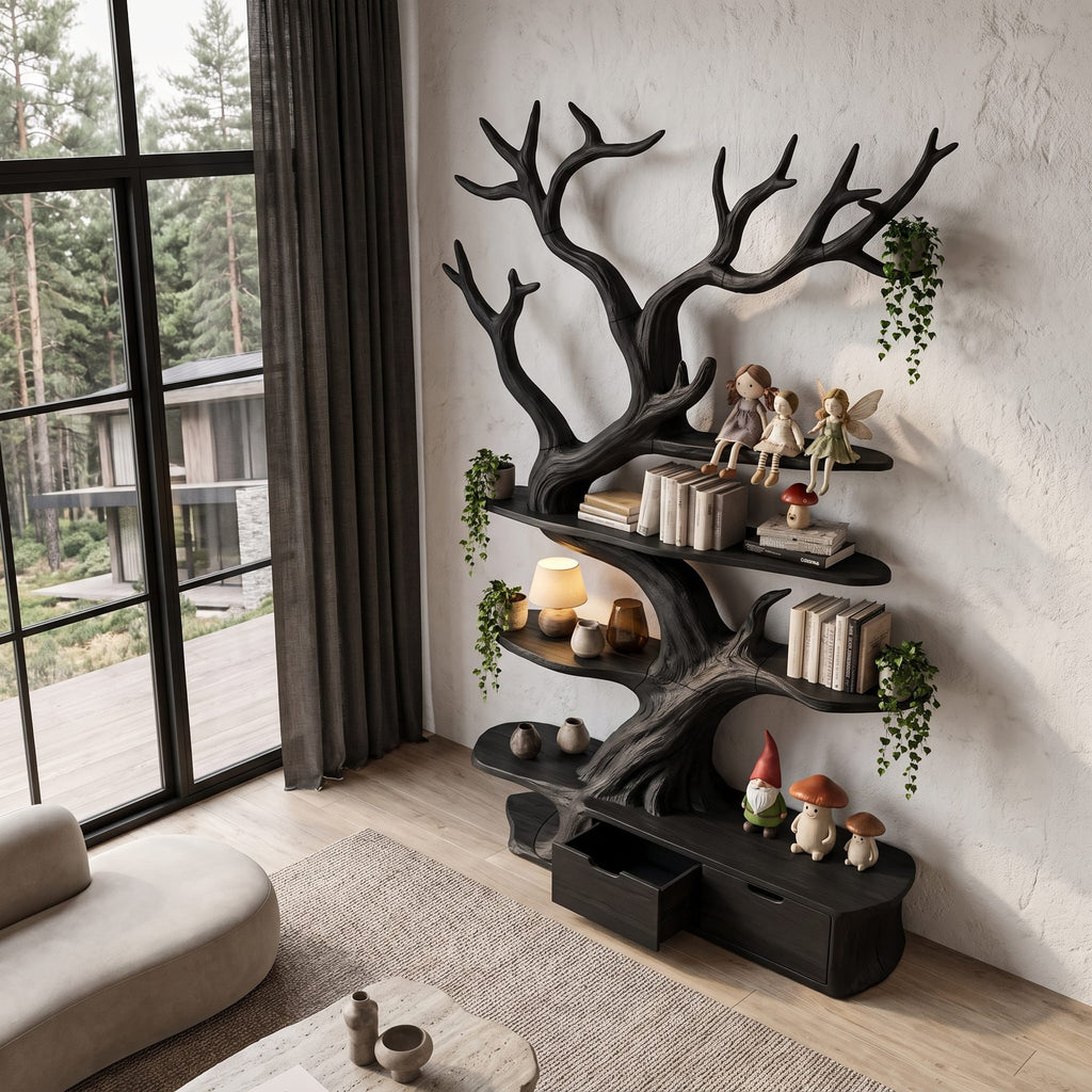 Sculptural Branch Tree Bookshelf