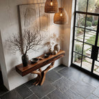 Live Edge Sofa Console Table