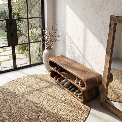 Contemporary Compartments Bench