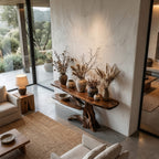 Root Live Edge Console Table