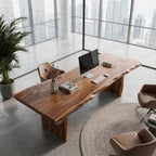 Live Edge Solid Executive Desk