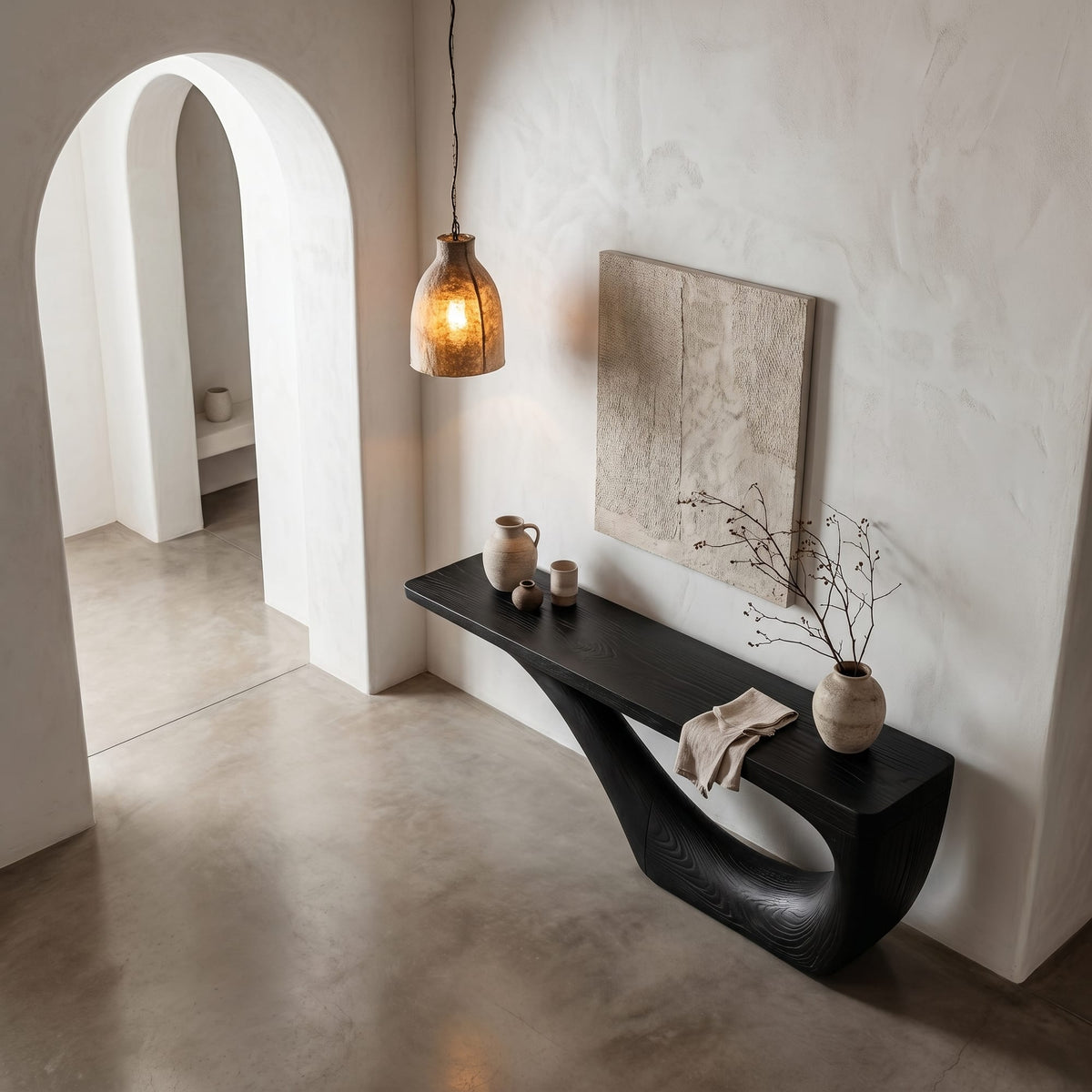 Open Frame Console Table
