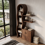 Contemporary Display Cabinet with Sculptural Branch Frame, solid wood, built to order, view 3