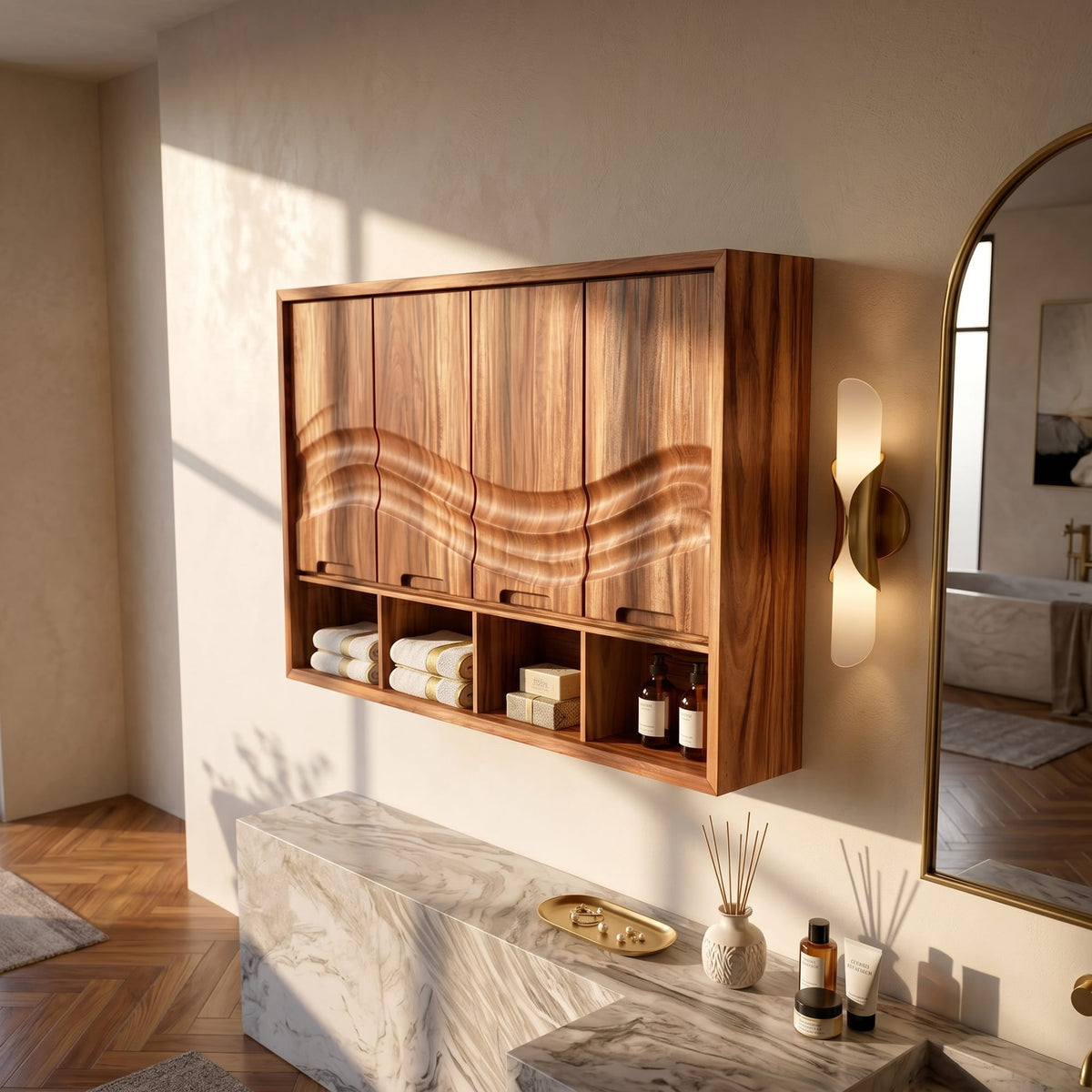 Wave Storage Vanity