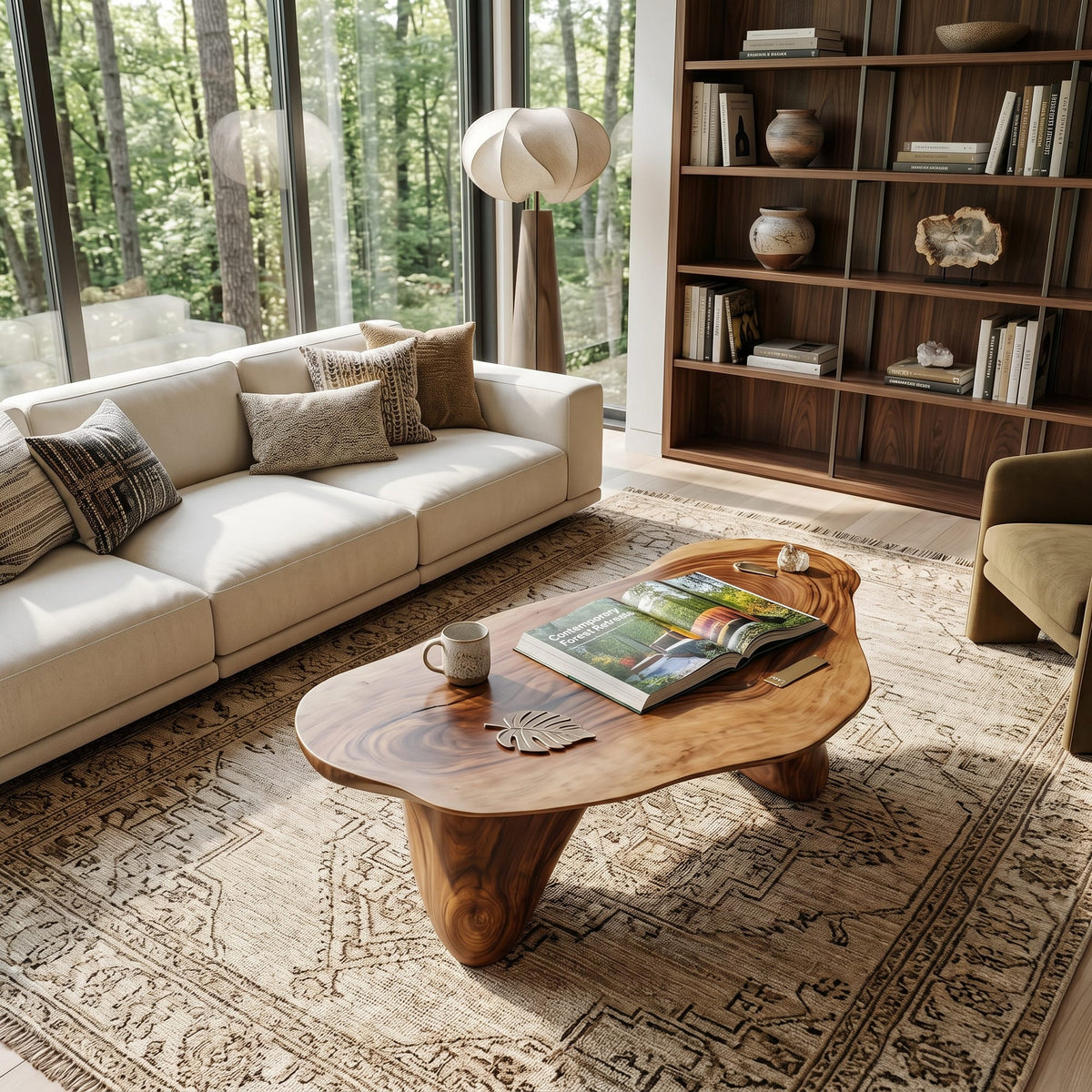 Handcrafted Low Table, solid wood, built to order