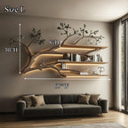 Tree Branch Floating Shelf
