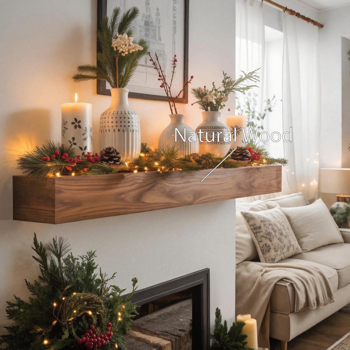 Mantel Floating Wall Shelf