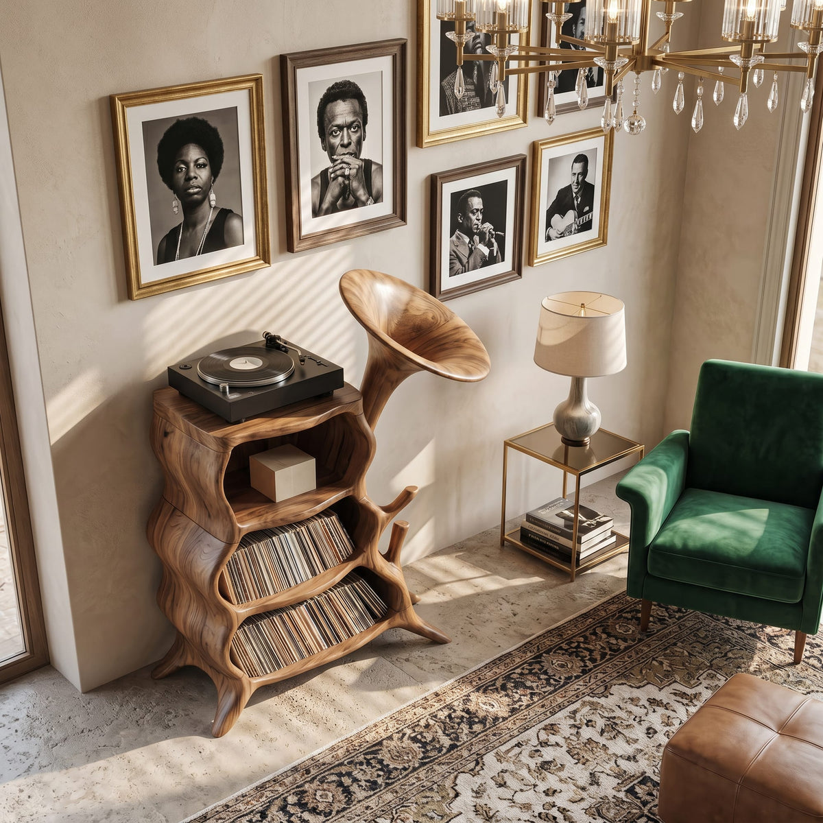 Handcrafted Media Console, solid wood, built to order