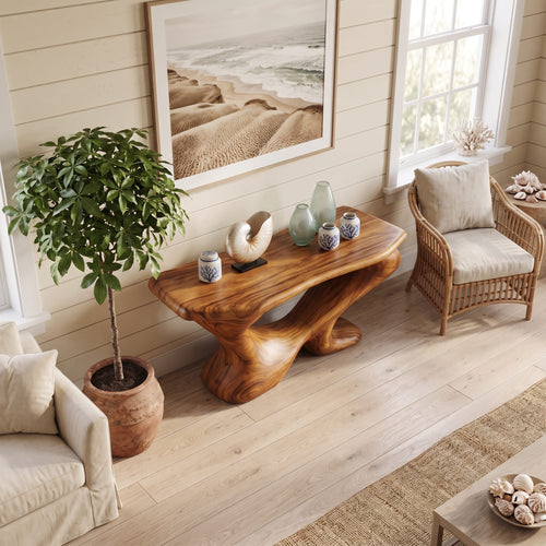 Farmhouse Chic Console Table Entryway Decor, solid wood, built to order