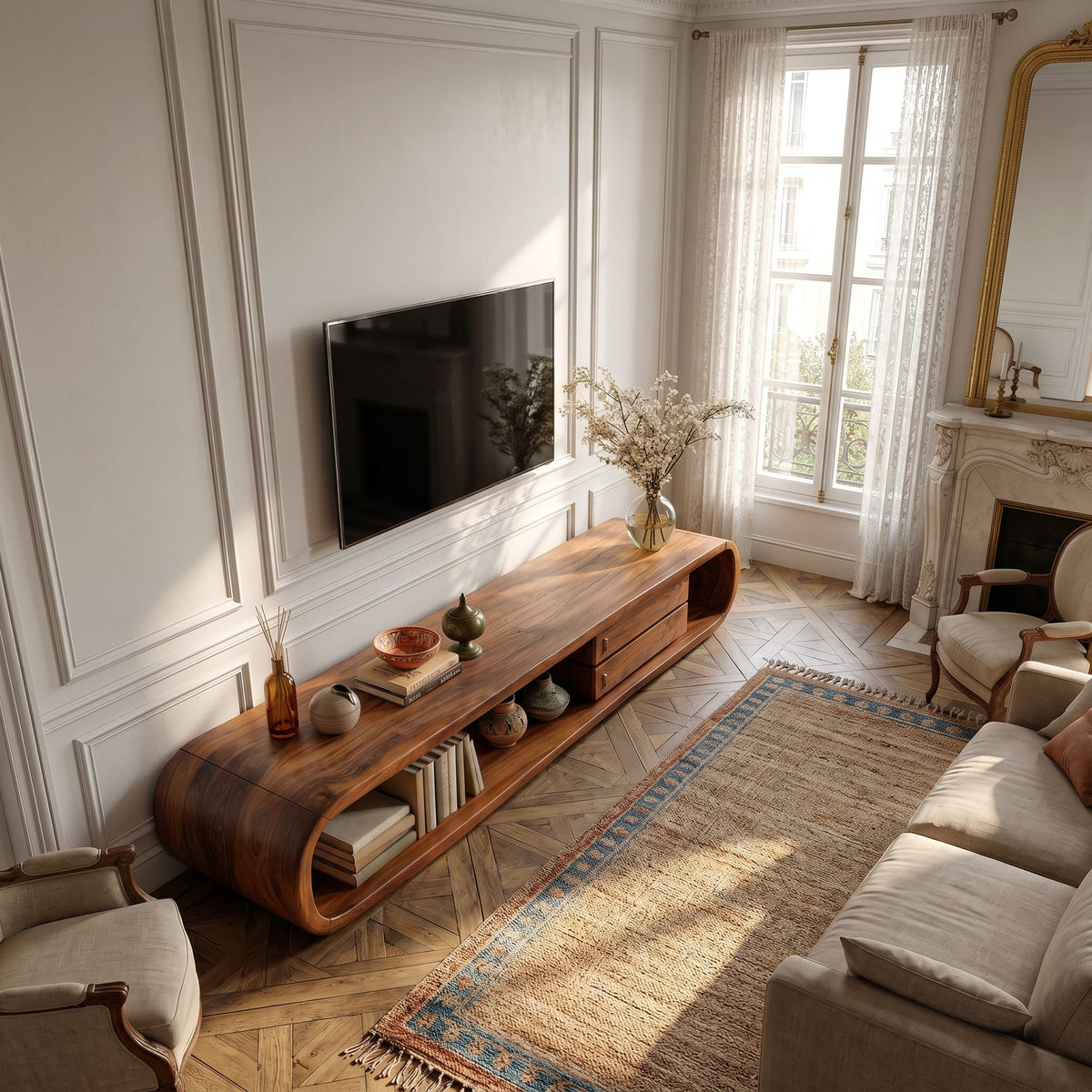 Monkeypod Solid TV Cabinet