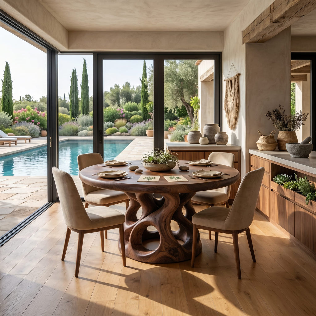 Sculptural Modern Dining Table