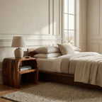 Sculptural Open Nightstand