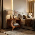 Round Minimal Nightstand