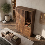 Modern Form Armoire, solid wood, built to order
