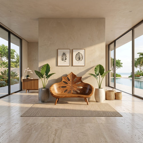 Contemporary Solid Bench