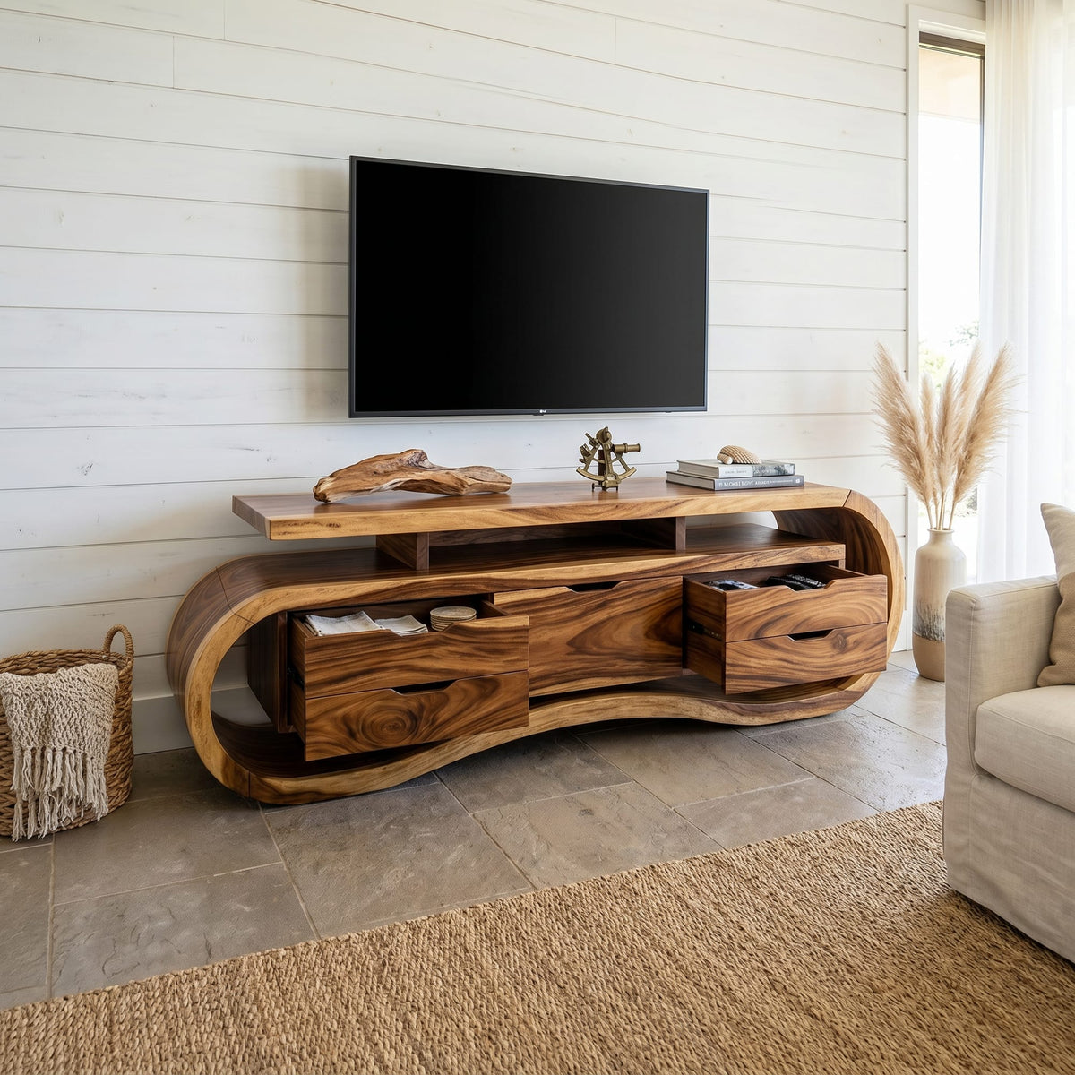 Mediterranean Low TV Cabinet