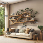 Floating Solid Bookshelf