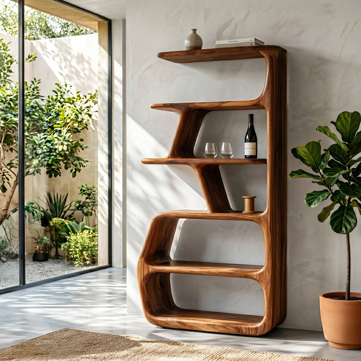 Compact Storage Bookshelf