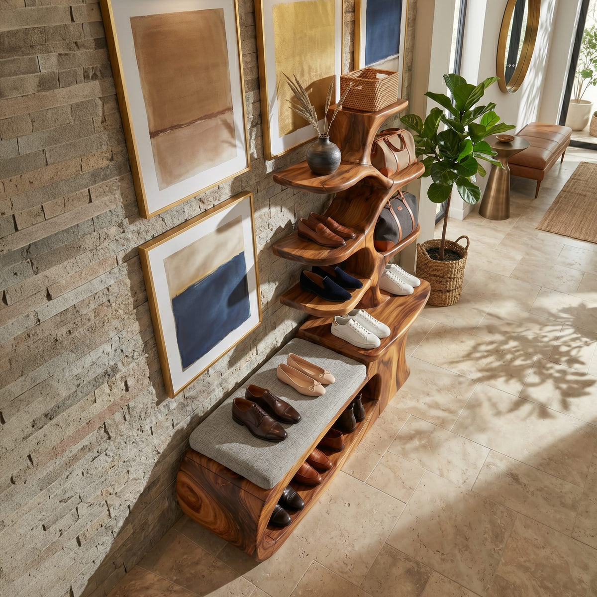 Storage Closet Wall Shelf