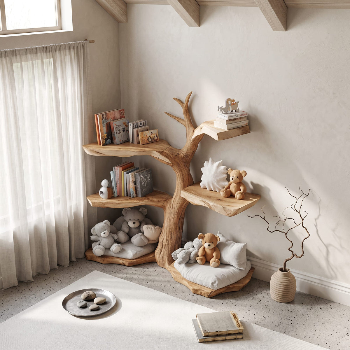 Kids Storage Tree Bookshelf
