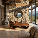 Curved Contemporary Bench