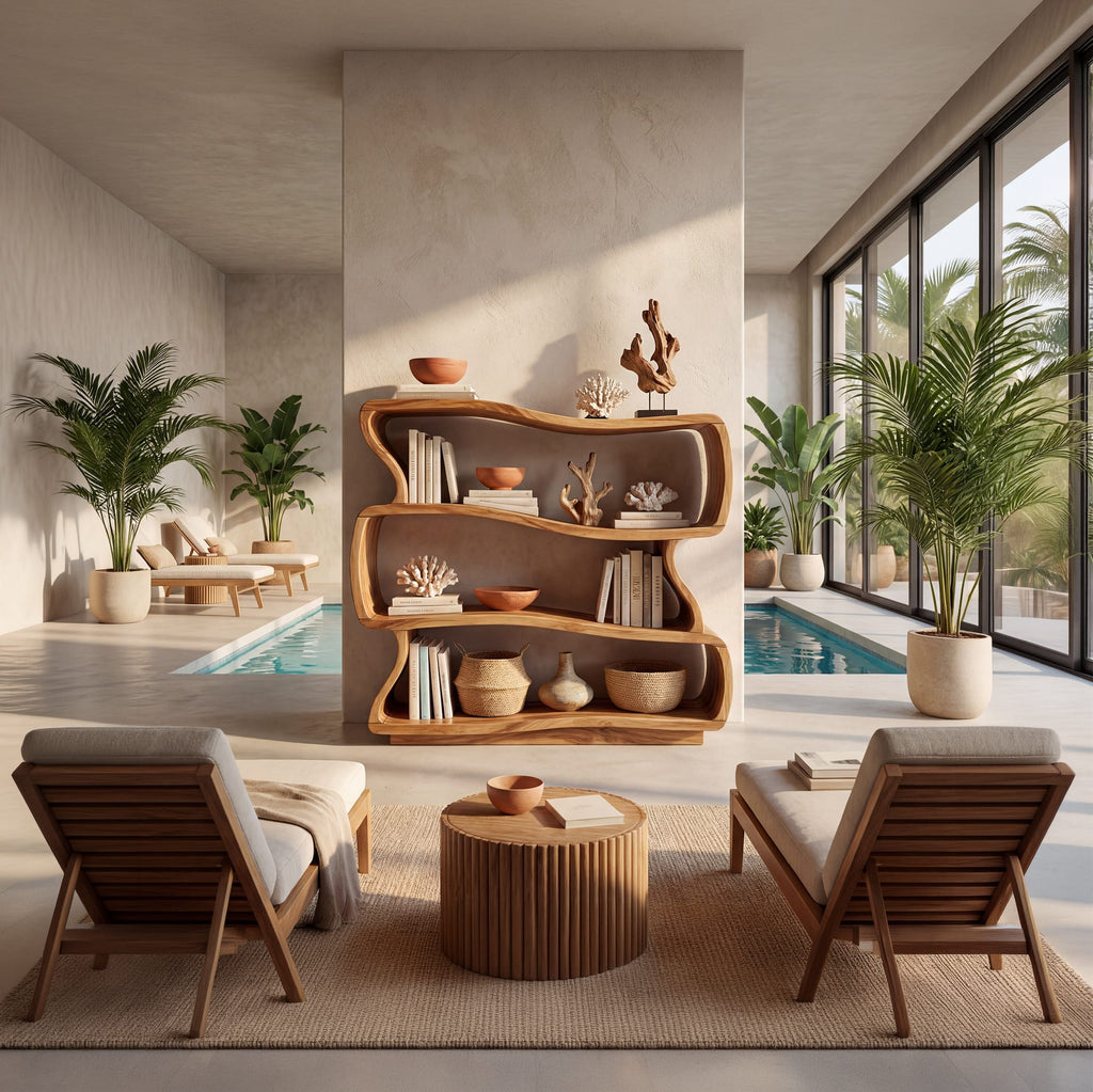 Minimal Multi-tier Bookshelf