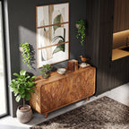 Botanical Sideboard Cabinet Dining Room, solid wood, built to order, view 7