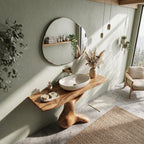 Handcrafted Vanity, solid wood, built to order